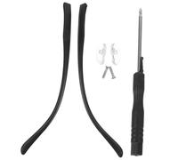 Tofficu Patillas de Gafas de Color Negro Accesorios para Reparación de Anteojos con Diseño Antideslizante para Uso Personal y Profesional