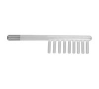 Tofficu Peine para el cabello de vidrio para dispositivo de alta frecuencia, electrodo de repuesto para cuidado facial y cuero cabelludo, accesorio de belleza para terapia capilar y