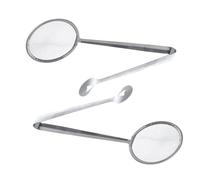 Tofficu Pinzas para Filtro de Aceite de Acero Inoxidable, 2 Unidades, Colador Multiusos para Freír, Accesorio de Cocina Resistente y Fácil de Limpiar, Adecuado para Freidoras y Sartén