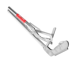 Tofficu Pinzas para Mariscos y Anguilas de Acero Inoxidable Mandíbula Dentada y Mango Ergonómico, Herramienta Resistente para Pesca y Cocina, para Capturar Cangrejos y Serpientes en