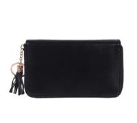 Tofficu Placas de Estampación de Estuche Negro Cuero para Decoración Organizar de Bolsa Multifuncional Moldes y Uñas en Nail Art para Mujeres Niñas