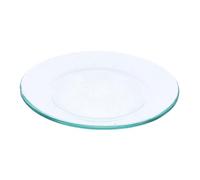 Tofficu Plato Transparente para Aceites Esenciales 8 Cm, Placa Calentadora de Cera de Repuesto, Soporte para Quemador de Fragancias, Accesorio para Aromaterapia en SPA y Hogar