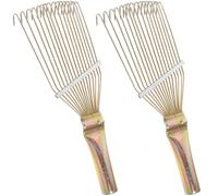 Tofficu Rastrillo de Lana para Ovejas Pequeño 2 Piezas, Peine de Acero Duradero para Ganado, Cepillo Práctico para Cría de Animales y Cuidado de Mascotas, Uso Agrícola Estilo Aleatorio