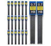 Tofficu Recambios de Lápiz Mecánico 0,7 Mm 360 Unidades para Dibujo y Escritura Recambios Automáticos para Lápices Escolares y Técnicos para Portaminas Oficina