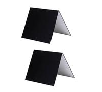 Tofficu Reflector Plegable de Cartón A4 2 Piezas, Difusor de Luz Portátil para Fotografía, Tablero Reflectante para Iluminación Uniforme en Estudio y Exteriores