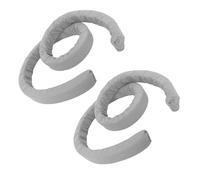 Tofficu Relleno de Huecos para Cama 2 Piezas, Espumas Largas de Espuma Funda Gris de Tela, Tiras para Espacio entre Colchón y Pared, Separador Anticaídas para Dormitorio