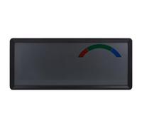 Tofficu Reloj de Pared Digital LCD Grande 14 Pulgadas con Termohigrómetro Integrado, Indicador de Temperatura y Humedad, Multifuncional con Calendario y Alarma, Adecuado para Dormitorio