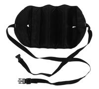 Tofficu Reposapiés De Avión Ajustable Negro De Poliéster Resistente, Hamaca para Pies Portátil para Viajes Avión, Tren y Oficina, Percha para Descansar y Aliviar La Fatiga Viajes y Trabajo