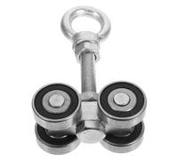 Tofficu Rodamiento para Puerta Corredera Industrial Resistente con Carro de Alta Precisión para Riel de Canal Rueda Silenciosa para Puertas Plegables Granero y Reemplazo Fácil