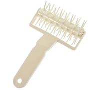 Tofficu Rodillo de Pizza de Pp Blanco Perforación Uniforme y Buena Resistencia, Herramienta para Hacer Pizza Casera y Repostería en Cocina