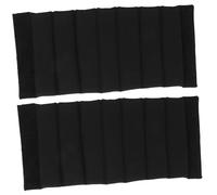 Tofficu Separadores De Bolsa De Cámara Acolchados 28x12 Cm para Fotógrafos Profesionales, Diseño Práctico Amortiguador, Accesorios Protectores para Mochila De Cámara, Color Negro Brillante, 2 Piezas