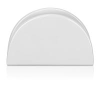 Tofficu Servilletero de Cerámica Blanco, Bandeja Plana para Servilletas, Dispensador de Servilletas para Hogar y Restaurante, Accesorio Decorativo Funcional para Cocina y Comedor