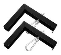 Tofficu Soporte de Montaje en Techo para Pantalla de Proyector Ajustable en Forma de L de 6 Pulgadas con Gancho Extensible para Instalación en Pared, Adecuado para Aulas, Cine y Hogar