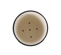 Tofficu Soporte de Palillos de Cerámica Blanco con Base Drenante Desmontable para Organización de Utensilios de Cocina y Almacenamiento Limpio