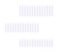 Tofficu Soportes de Cuello de Camisa Transparentes Pet Resistentes al Calor, Varillas de Punta para Camisa y Traje, 300 Piezas (1 * 6cm, 1 * 5cm, 1 * 7cm), Accesorio para Reforzar Cuellos