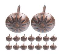 Tofficu Tachuelas Decorativas para Tapicería de Sofá 1000 Piezas, Clavos de Metal Vintage Diseño de Flor, 11x17 Mm, para Muebles y Cojines Decorativos, Ideales para Tapizar y Embellecer