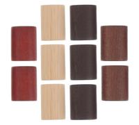 Tofficu Tapón de Madera Acabado Suave y Artesanal para Frasco de Perfume Diseño Cilíndrico de 15 Dientes Pack de 10 Adecuado para Elaboración DIY y Dispensadores de Aceites Esenciales
