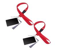 Tofficu Tarjeta de Balance de Blancos Portátil para Fotografía Profesional 2 Juegos de Medición de Exposición Accesorios Resistente al Agua para Fotógrafos Color Gris
