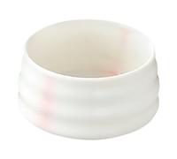 Tofficu Taza de Té Matcha Japonesa de Cerámica Artesanal, Cuenco Pequeño para Ceremonia del Té Verde, Color Rosa Esmaltado, Ligero y Portátil para Hogar y Oficina