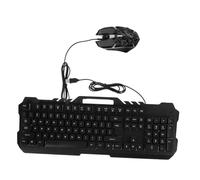 Tofficu Teclado Retroiluminado y Ratón USB Conjunto De Teclado Mecánico para Jugadores Diseño Ergonómico