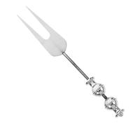 Tofficu Tenedor Pequeño de Acero Inoxidable Cuentas DIY para Fruta, Tenedor para Aperitivos y Manualidades, Utensilio para Servir en Cocina y Mesa Diaria