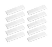 Tofficu Tensor de Cordón de Plástico para Persianas Verticales 10 Piezas Mango Cuadrado Pom Blanco, Accesorio Resistente Ventanas en Hogares Concurridos