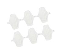 Tofficu Toallas Menstruales Reutilizables Impermeables 6 Piezas de Algodón 180 MM Lavables Botón para Mujeres en Etapas de Maternidad y Uso Diario