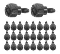 Tofficu Tornillos Negro 100 Piezas para Carcasa de Ordenador M3.5 de Acero al Carbono Alta Resistencia y Acabado Fino para Instalación Manual en PC de Escritorio