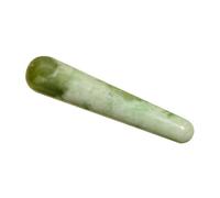 Tofficu Varilla de Masaje de Jade Lisa para Acupresión, Bastón Manual para Puntos de Acupuntura, Herramienta Portátil para Masaje Cervical y Relajación Corporal