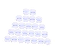 Tofficu Ventosas de Doble Cara para Mesa de Vidrio Antideslizantes 10X30Mm Silicona Transparente 24 Piezas para Decoración y Manualidades