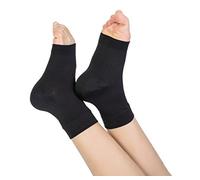TOFLY Calcetines para fascitis plantar, 1 par, calcetines de compresión con soporte de arco para el cuidado de los pies de hombres y mujeres, manga de compresión para pies para soporte, Negro XXL