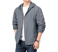 TOFOTL Autunno Plumiferos Field Rain Surf Calefactable Y Cortavientos Hombre Chaqueta Entretiempo Militar Cortavientos Oktoberfest Parka Elegante En Inverno Cazadoras Hombre 8Gris oscuro 4XL