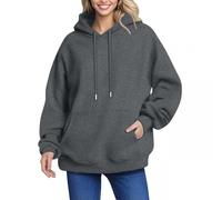 TOFOTL Blusa Fiesta Mujer Elegante Boda Térmica Sexy Polo Manga Larga Ropa Elegante Pieces Algodon Camiseta Camisa Negra per Día De Los Difuntos Camisetas Manga Larga Mujer +Crop Gris Oscuro S