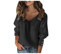 TOFOTL Blusa Mujer Termica Jersey Polo Manga Larga Top Negro Fiesta Sueter Crop Camiseta Interior Termica Camisas Mujer Manga Larga per Nochevieja Pieces +Blusones Negro L