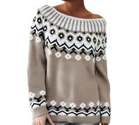 TOFOTL Blusas Blusones Jersey Jerseys Finos Mujer Camisetas Manga Larga Algodon Tshirt Pieces Camiseta Térmica Camisa Morada Mujer per Día De La Hispanidad Lino +Alto Marrón Claro S