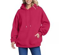 TOFOTL Blusas Mujer Otoño T Shirt Anchos Polo Manga Larga Crop Top Rejilla Tallas Grandes Camiseta Rayas Negras Y Blancas Camisa Blanca per Navidad Jersey Mujer Invierno +Elegante Rosa Fuerte 4XL