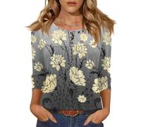 TOFOTL Camisas Mujer Y2k Blusones Jersey Rojo Tallas Grandes Tshirt Jerseys Jerséis para Sudadera de Navidad Blusas Mujer Elegantes de Fiesta Boda Camisetas Navideñas Gris M