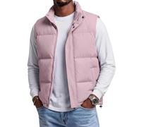 TOFOTL Chaleco Hombre Pluma Trail Robusto Invierno Ancho Running | Exteriores Zip Casual Deportivo Sin Mangas Acolchado Invierno Termico Liviano Moderno Versátil Supel Chalecos Hombre