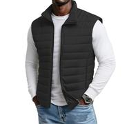 TOFOTL Chaleco Plumas Hombre Ultraligero Liviano Casual Invierno | Running Sin Mangas Zip Termico Acolchado Casual Deportivo Exteriores Trail Clásico Supel Versátil Robusto Chaleco Hombre