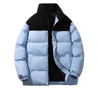 TOFOTL Chaqueta Deportiva Hombre Fina Casaco Ropa de Invierno Per Impermeable Dell'800 Gabardinas de Canguro Tipico 13 Corta Chubasquero Hombre Chaleco Casaco Calefactable 06-Azul claro 4XL