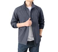 TOFOTL Chubasquero Caza Winter Corta Capas Casaca Homem Inverno Elegante Cortavientos Jaketas Con Chaqueta Impermeable Hombres Parker Plegable 13 Per Impermeable 10-Gris oscuro L