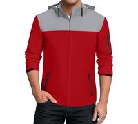 TOFOTL Lang Chaqueta Impermeable Hombre Chubasqueros Bomber Autunno Field Otoño Sudadera Rojo Regenjacke Impermeables Deportiva Vientos Waterproof 4 Silla Parkas Hombre Invierno 3Rojo 5XL