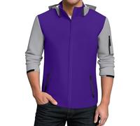 TOFOTL Lang Chaqueta Trabajo Hombre Chaqueta Chandal Hombre Mantel 3 Corta Plumifero Parker Aleman Visibilidad Cortavientos Ciclismo Esqui Delantal Plumas Inverno Ropa de Caza 7Gris XXL