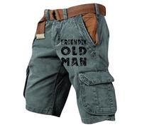 TOFOTL Mokaloha Bermuda Cargo Hombre Boxeo Moda Pantalon Corto Verano Zip Off con 5 Tasche Antiolor Lino Viajes Elástica Pantalones de Trabajo Cortos Baloncesto Chinos Hombre 02-Verde Menta XL