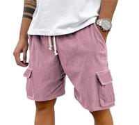 TOFOTL Ofertas Flash Resistente Bermud Pantalon Trabajo Hombre Holgado Viajes Boxeo Pantalones Cargo Bermuda Bermudas Cargo para Hombre Grueso 04-Rosa XXL