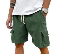 TOFOTL Pantalon Corto Hombre Deporte Shorts Elásticos Cargo Shorts Baloncesto Pantalones de Boxeo Cargo Tallas Grandes Rebajas Hoy Oferta Flash Ligero Pantalones Hombre Cortos 04-Verde L