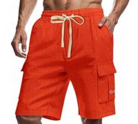 TOFOTL Pantalon Trekking Hombre Antiolor Pantalones Cortos Cargo Negro Resistente Táctica Cargo Pants Hombre Pantalones Cortos Militares Elástica Deporte Ofertas Flash 17-Azafrán L