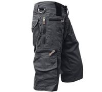 TOFOTL Pantalones Cortos Vaqueros Cómodo Ropa Deportiva Ropa Militar Hombre Ejercito Español Chinos para Pantalon Elasticos Boxeo Pantalones Cortos Hombre Velilla Cargo 28-Gris Oscuro L