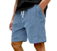 TOFOTL Pantalones Trabajo Hombre Ropa de Trabajo Militares Multibolsillos Boxeo Bermudas Cargo Lino Verano Rebajas Hoy Oferta Flash Retro Pantalon Corto Vestir Hombre Bermud 05-Azul Cielo XXL