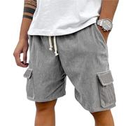TOFOTL Shorts Cargo Hombre Vintage Multipocket Ofertas Flash Velilla Pantalon Trabajo Velilla Playa Pantalones Cortos Lino Boxeo Pantalones Elegante Bermuda Hombre 04-Gris M